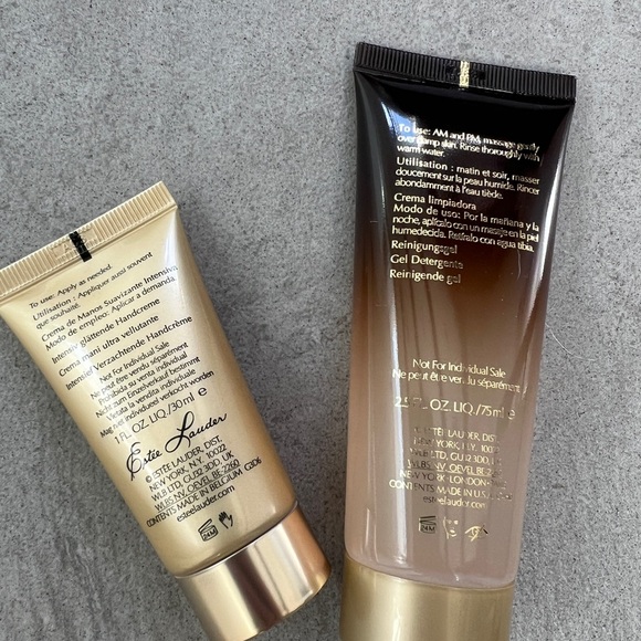 NWT Estée Lauder Advanced Night Cleansing Gelee 2.5 Fl oz & Hand Crème 1fl oz - Picture 2 of 2